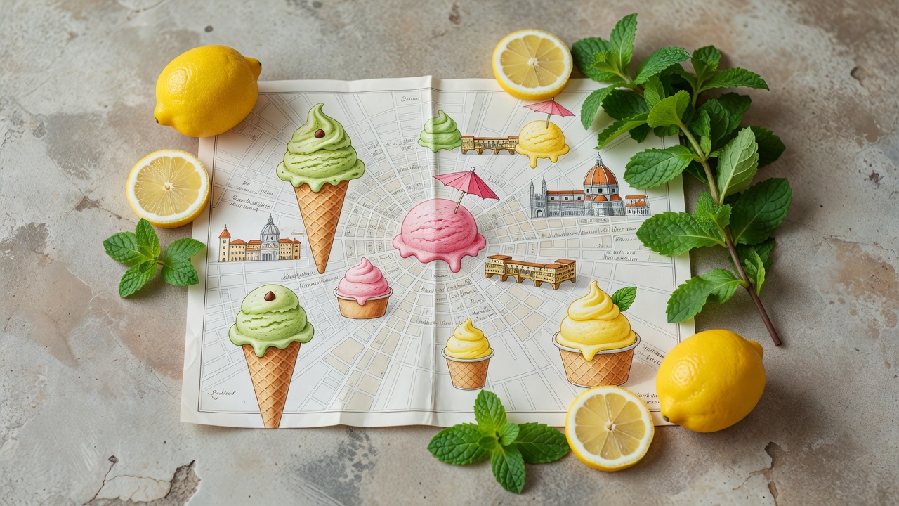 Mappa Interattiva delle Migliori Gelaterie di Firenze - gelateria firenze